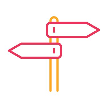 ok yönü sağ vektör illüstrasyon tasarımı