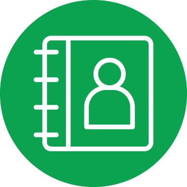 Bir kadın simgesinin vektör illüstrasyonu