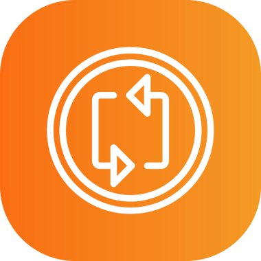 Arkaplan grubunda ok simgesi izole edildi