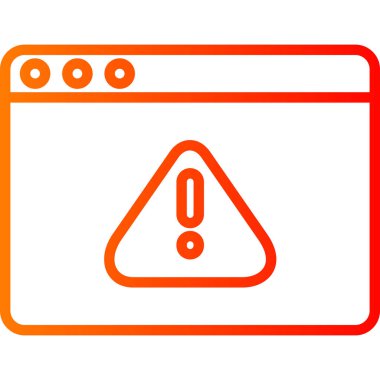 bilgisayar hata simgesi. vektör illüstrasyonu