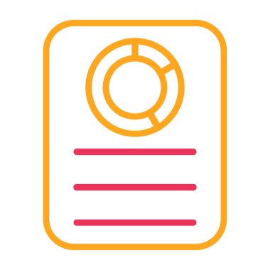 Kontrol listesi. Web simgesi basit illüstrasyon