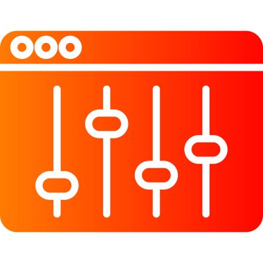 Devre kartı simgesi. vektör illüstrasyonu