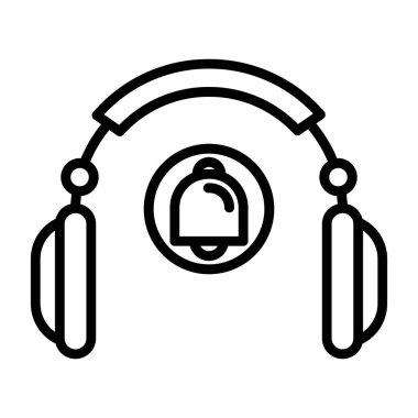 Kulaklık ikonu. beyaz üzerinde izole edilmiş web tasarımı için ana vektör ikonu vektör vektör simgesi