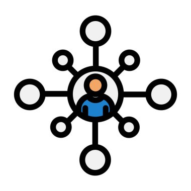 Kolayca düzenleyebilen ve düzenleyebilen Ağ Vektörü simgesi