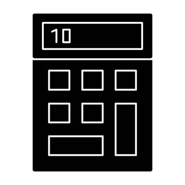 hesap makinesi simgesi, basit illüstrasyon