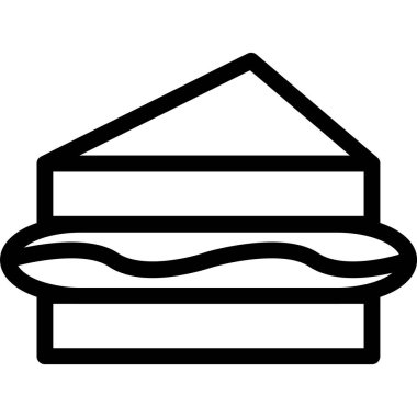 yiyecek simgesi, vektör illüstrasyonu