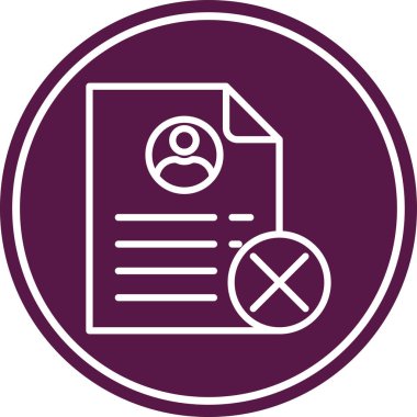 belge simgesi vektör illüstrasyonu