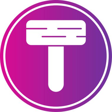 Modern oto tamir simgesinin vektör illüstrasyonu