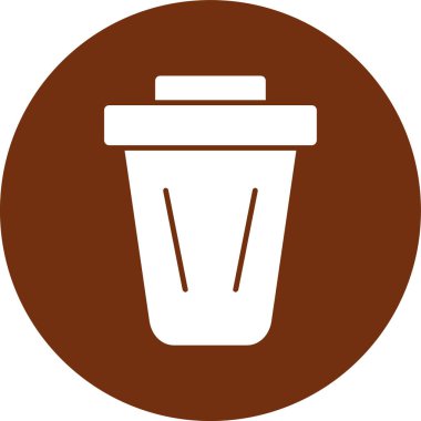 Kahve fincanı simgesinin vektör çizimi