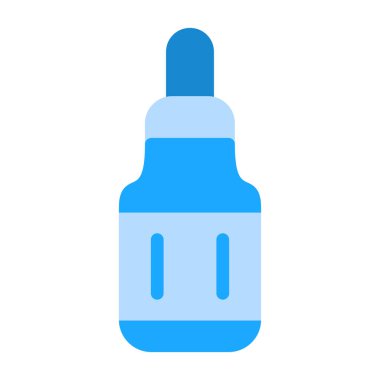 Bir şişe suyun vektör çizimi