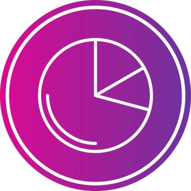 Saat simgesinin vektör illüstrasyonu