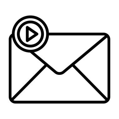 Sembol web simgesi, vektör illüstrasyonunu oynat