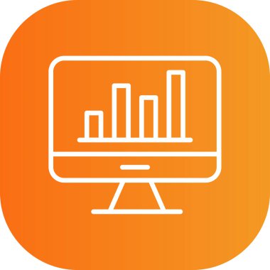 analitik simge vektör illüstrasyonu