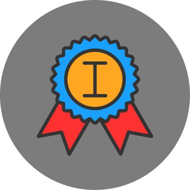 Ödül simgesinin vektör illüstrasyonu