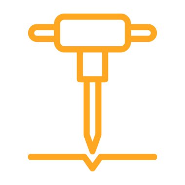 tornavida ikonu vektör çizimi