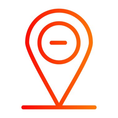 harita konum simgesi, vektör illüstrasyonu