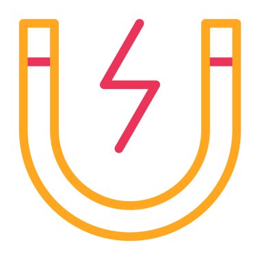 Elektrik güç vektör simgesi