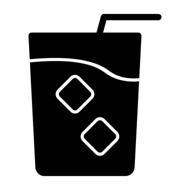 Bir kova simgesinin vektör illüstrasyonu