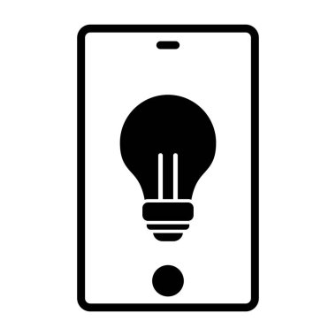 Elektrik ışığı vektör simgesi