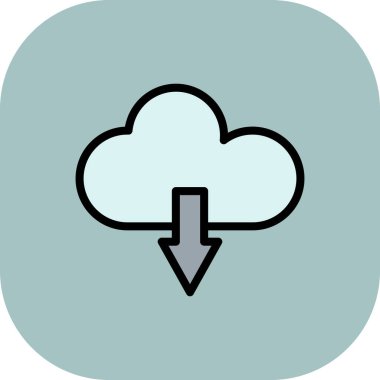 bulut download vektör çizim