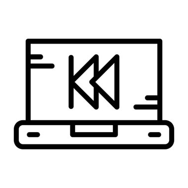 Web ve mobil uygulaması tasarımı, bilgisayar logo kavramı için beyaz arka plan üzerinde izole bilgisayar simge vektör