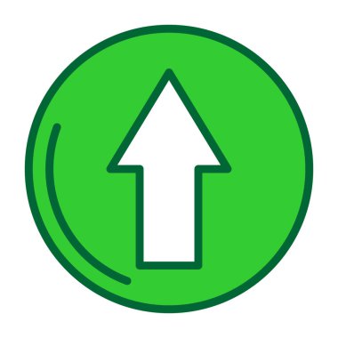 ok simgesi vektör illüstrasyonu