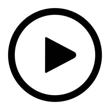 Oyuncu. Web simgesi basit illüstrasyon