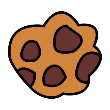 ekmek ikonu vektör illüstrasyonu