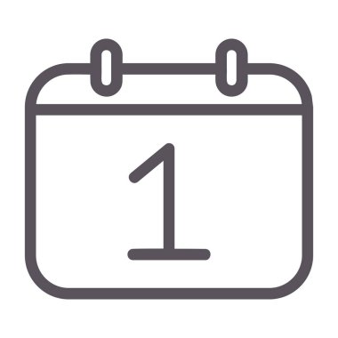 vektör Takvimi Simgesi illüstrasyonu