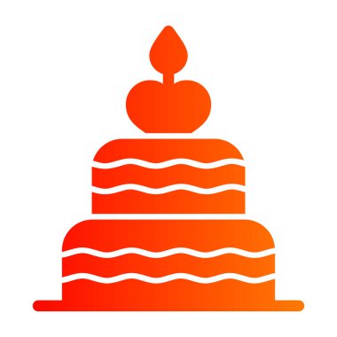 vektör kek çizimi, basit tasarım