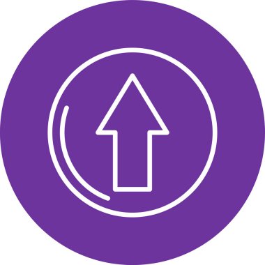 Ok. Web simgesi basit illüstrasyon