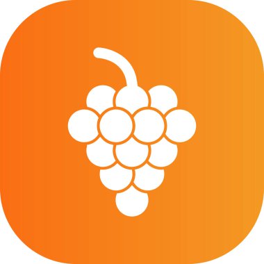 Üzüm simgesi, vektör illüstrasyon tasarımı