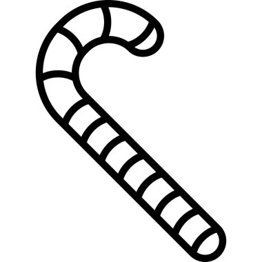 Şeker kamışı simgesi, anahat stili