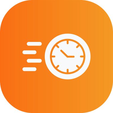 saat vektör simgesi modern basit vektör illüstrasyonu