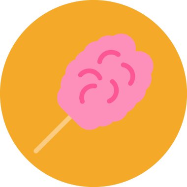 - Şeker. Web simgesi basit illüstrasyon