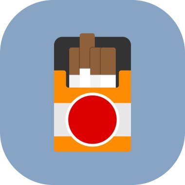 Tüttürme çubuğu vektör simgesi