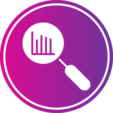 Arama simgesi vektör illüstrasyonu