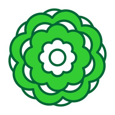 Bir çiçeğin vektör illüstrasyonu