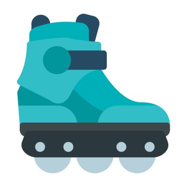 buz pateni ikon vektör illüstrasyonudur