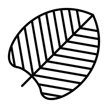 Yaprak simgesi. vektör illüstrasyonu