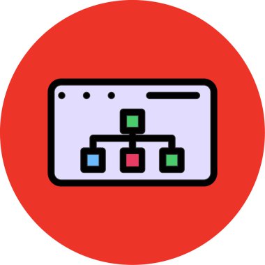 bilgisayar simgesi vektör illüstrasyonu