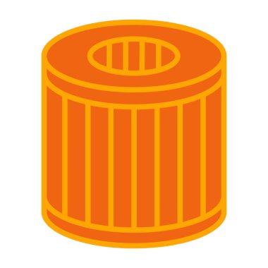 Varil ikonu. vektör illüstrasyonu