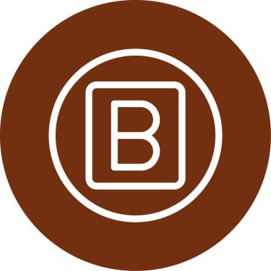 Çikolata ikonu. vektör illüstrasyonu