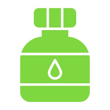 Petrol varili ikonu. düz tasarım biçimi