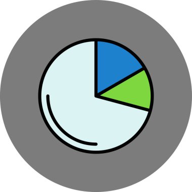 Pasta çizelgesi. Basit simge