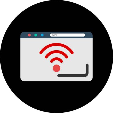 wifi simgesi, vektör illüstrasyon tasarımı