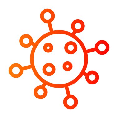 Virüs ikonu vektör illüstrasyonu