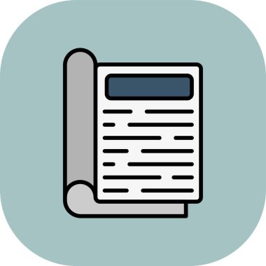 Gazete vektör çizim