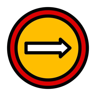 Eğilim biçimi izole edilmiş arkaplanda ok simgesi