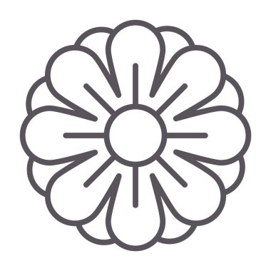 özet biçiminde çiçek simgesi